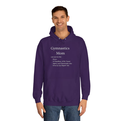 Definition: Mom Unisex College Hoodie