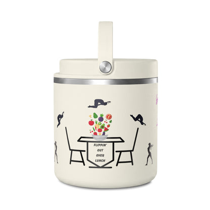 Personalized Gymnast Thermos Food Jar - "Flippin Out Over Lunch" - Insulated 25oz Lunch Thermos - Summer 2026