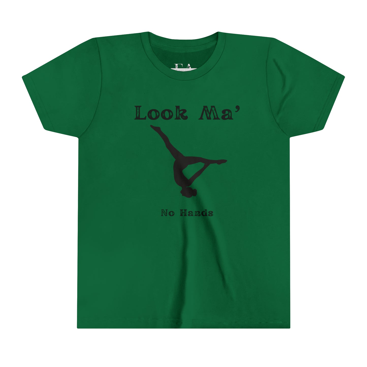 Look Ma No Hands (Gymnast Aerial) Youth Short Sleeve Tee