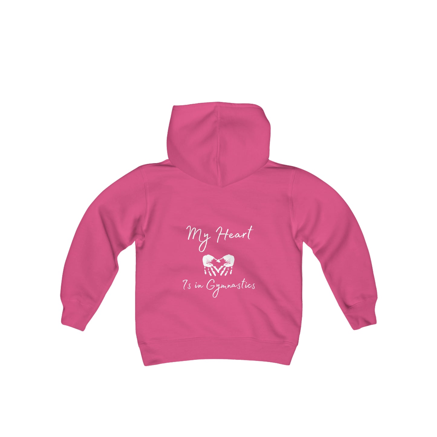 Youth My Heart Gymnastics Heavy Blend Hooded Sweatshirt