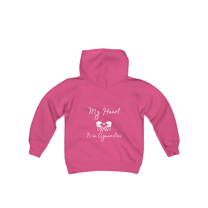 Youth My Heart Gymnastics Heavy Blend Hooded Sweatshirt