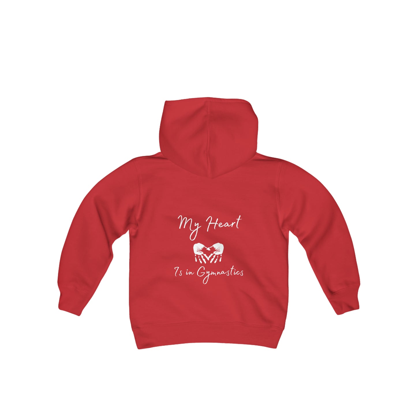 Youth My Heart Gymnastics Heavy Blend Hooded Sweatshirt