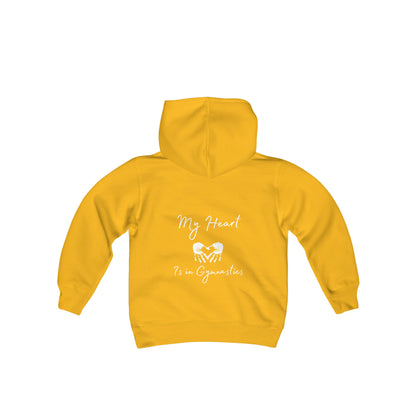 Youth My Heart Gymnastics Heavy Blend Hooded Sweatshirt