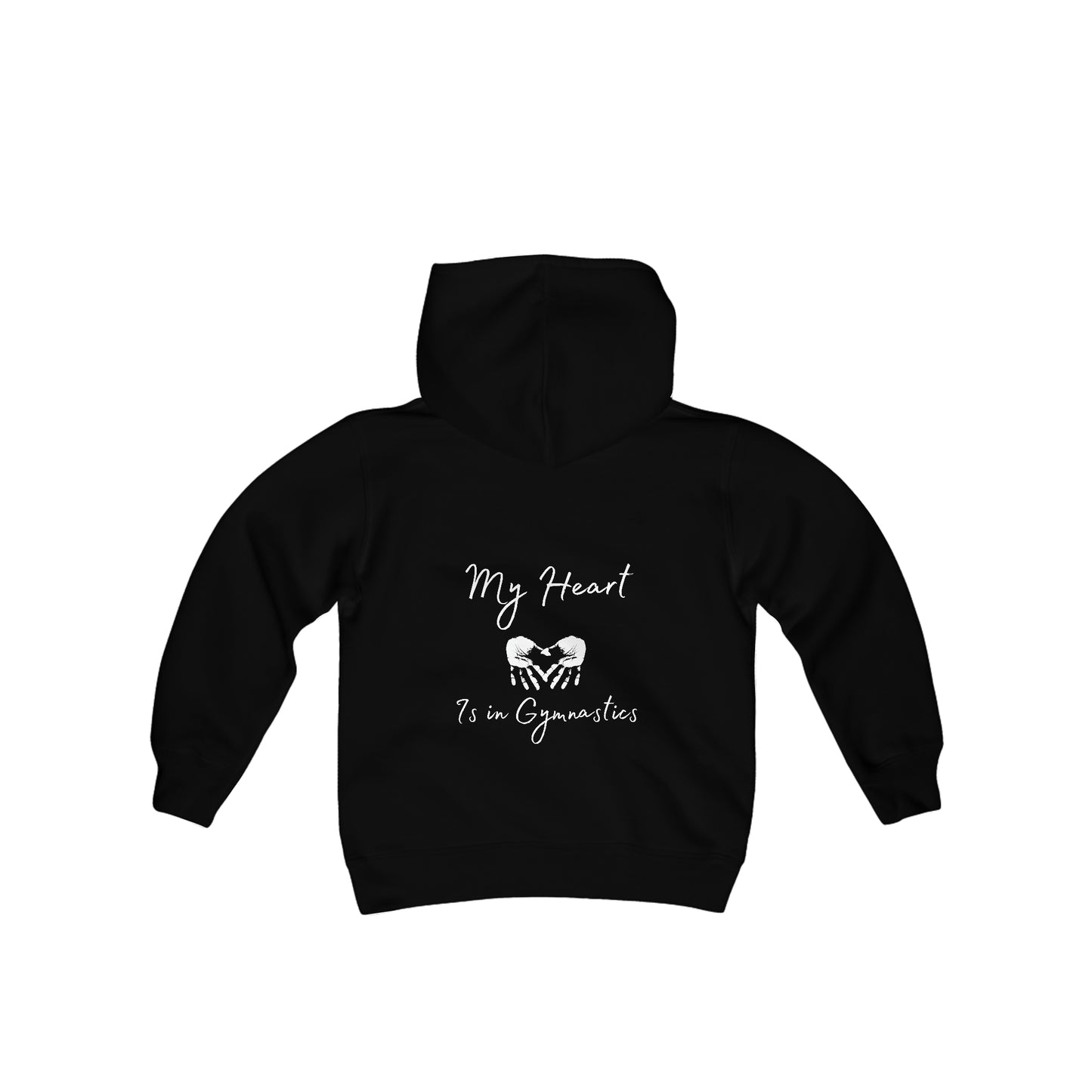 Youth My Heart Gymnastics Heavy Blend Hooded Sweatshirt