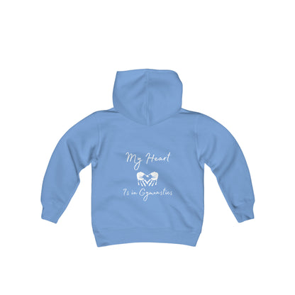 Youth My Heart Gymnastics Heavy Blend Hooded Sweatshirt