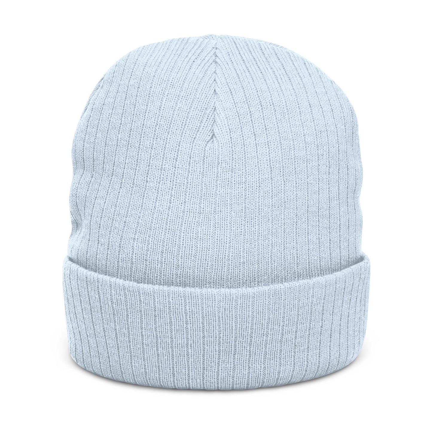 Flipping Cold Embroidered Gymnasts Beanie — Ribbed Knit Winter Hat