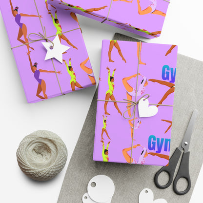 Gymnastics Gift Wrap Papers