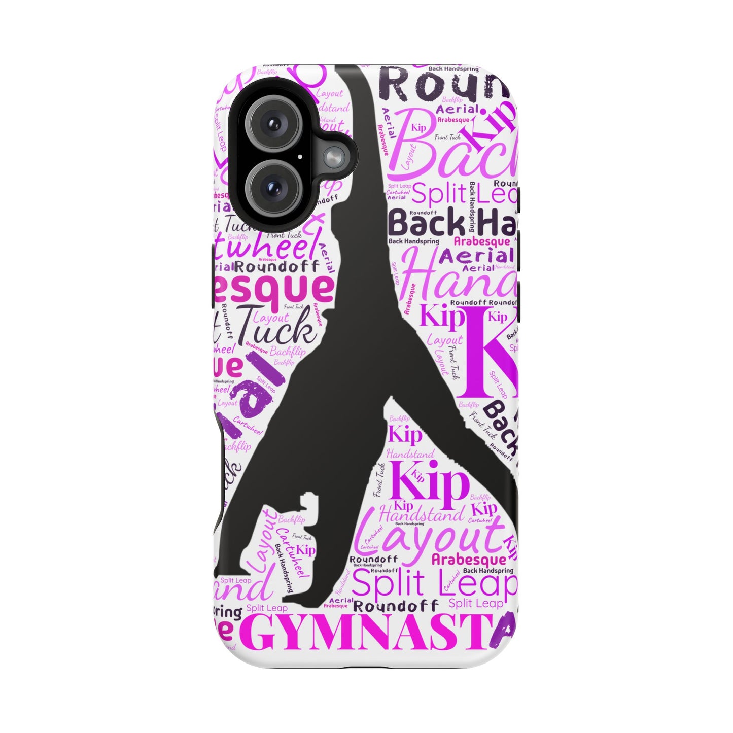 Impact-Resistant MagSafe Phone Case for Gymnasts (iPhone 13-17)  | Gymnast Design, Durable Protection