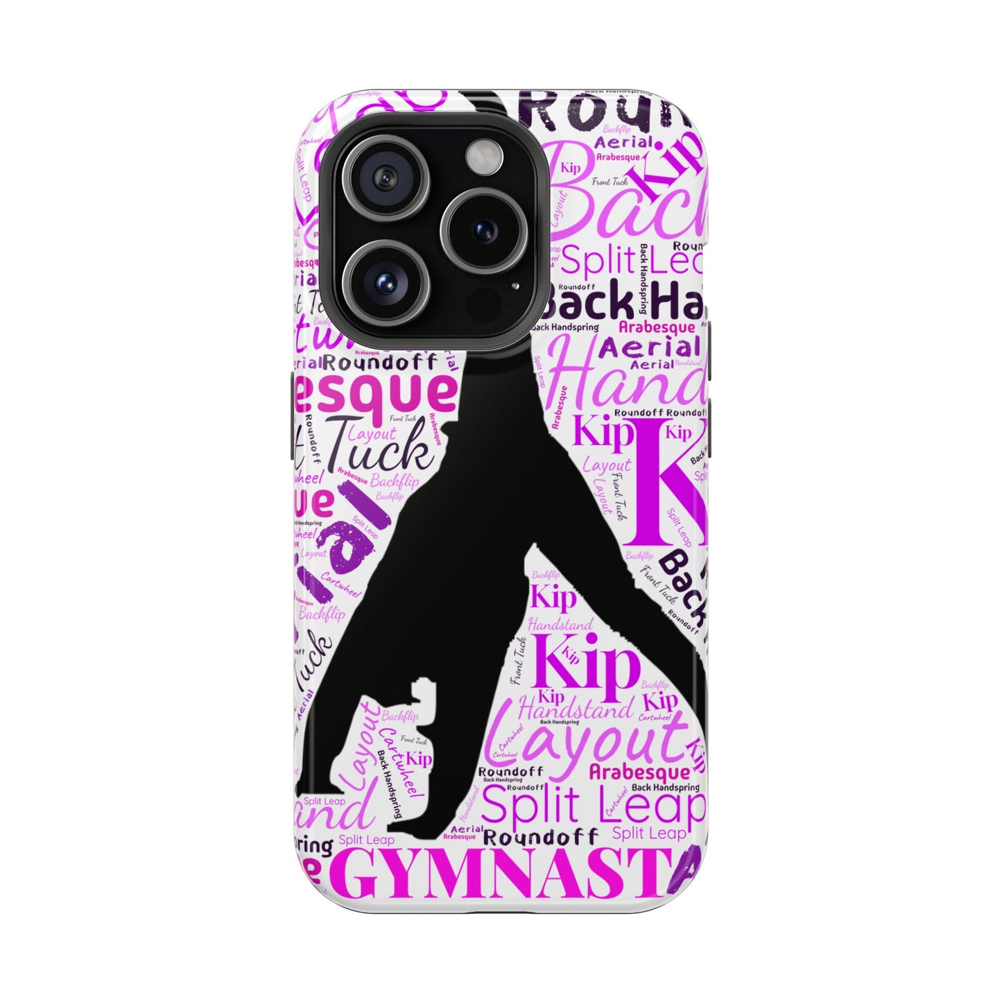 Impact-Resistant MagSafe Phone Case for Gymnasts (iPhone 13-17)  | Gymnast Design, Durable Protection