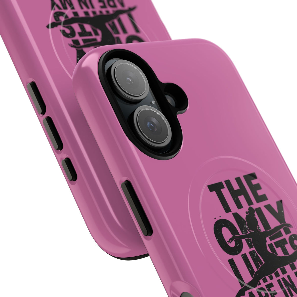 Tough Magnetic Phone Case (iPhone 18 Pro Max- iPhone 15) — “The Only Limits Are In My Mind” Motivational Design