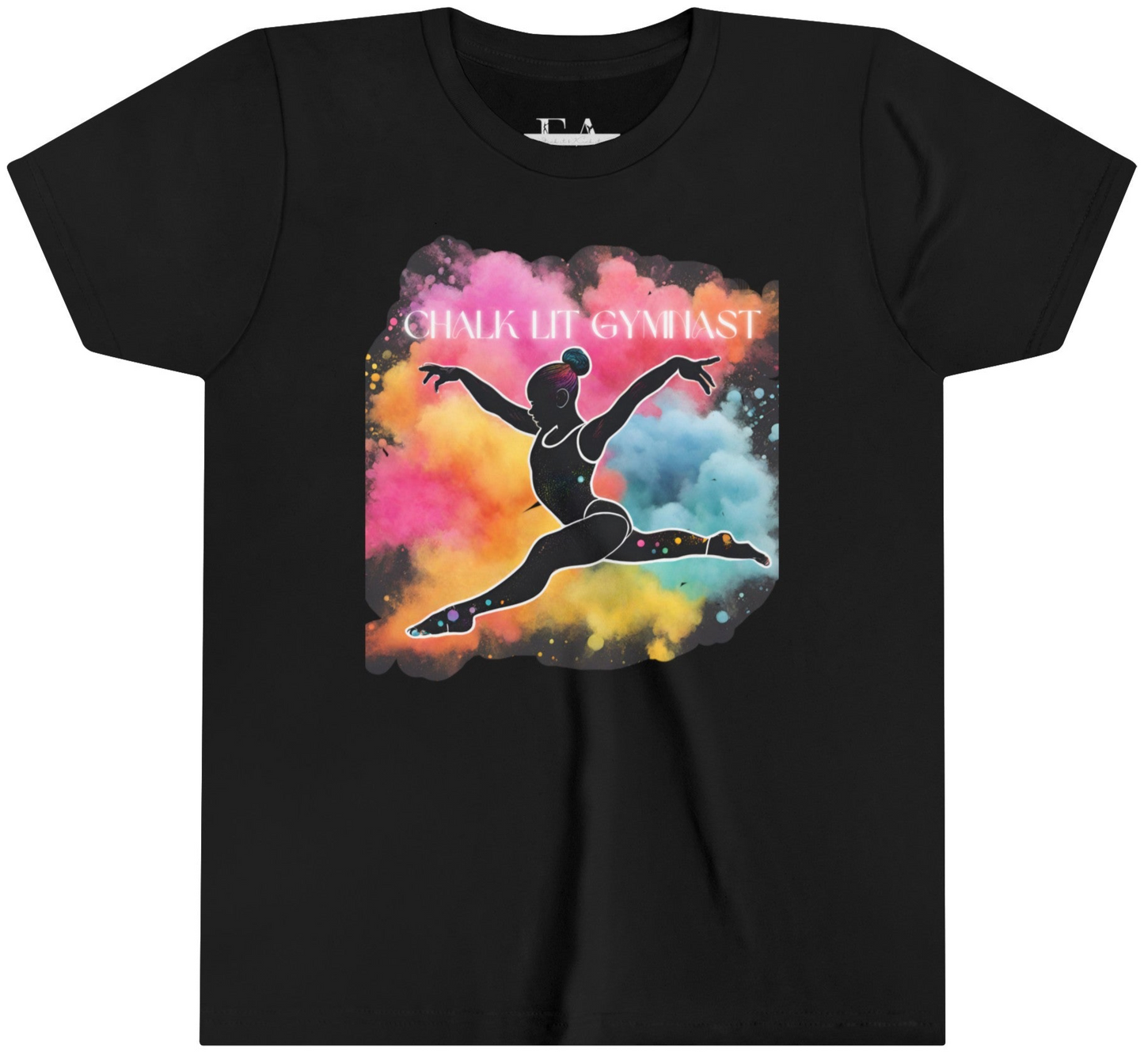 Youth Chalk Lit Gymnast Short Sleeve Tee