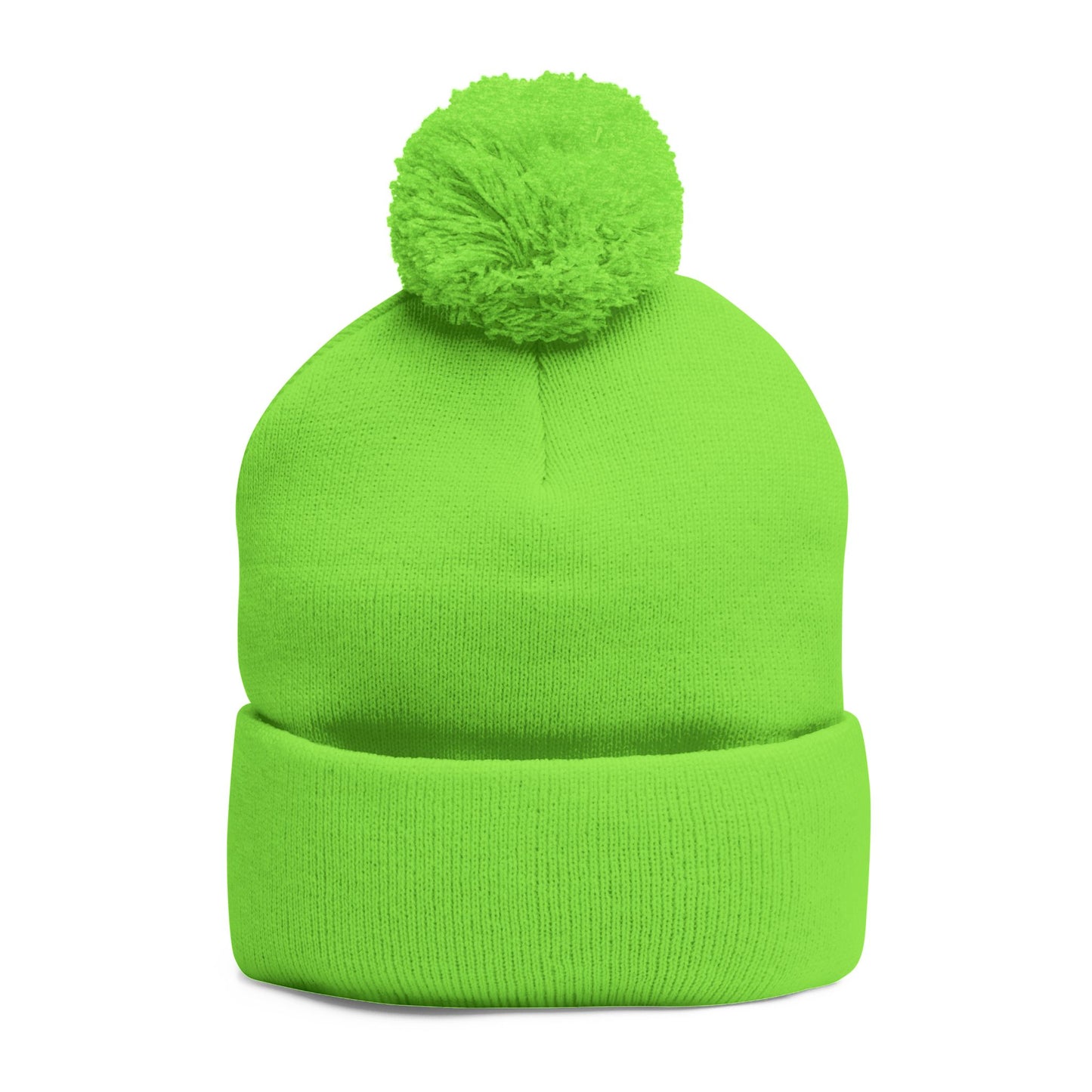 Gymnast Embroidered (Personalized) Pom-Pom Knit Beanie – Warm Cuffed Winter Hat for Gymnasts & Fans