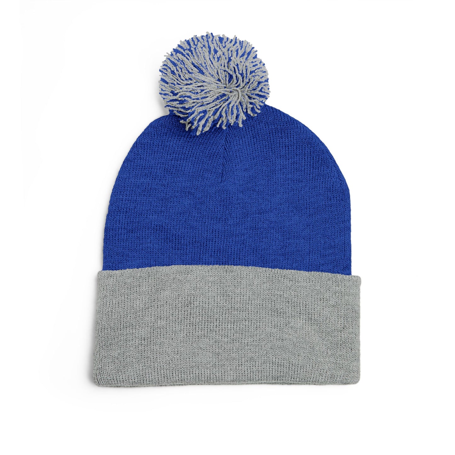 Gymnast Embroidered (Personalized) Pom-Pom Knit Beanie – Warm Cuffed Winter Hat for Gymnasts & Fans