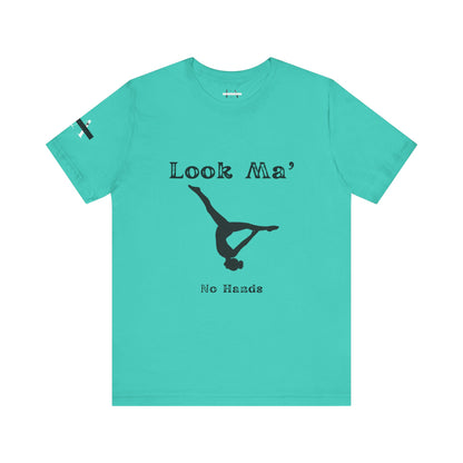 Look Ma, No Hands (Gymnast Aerial )Unisex Jersey Short Sleeve Tee