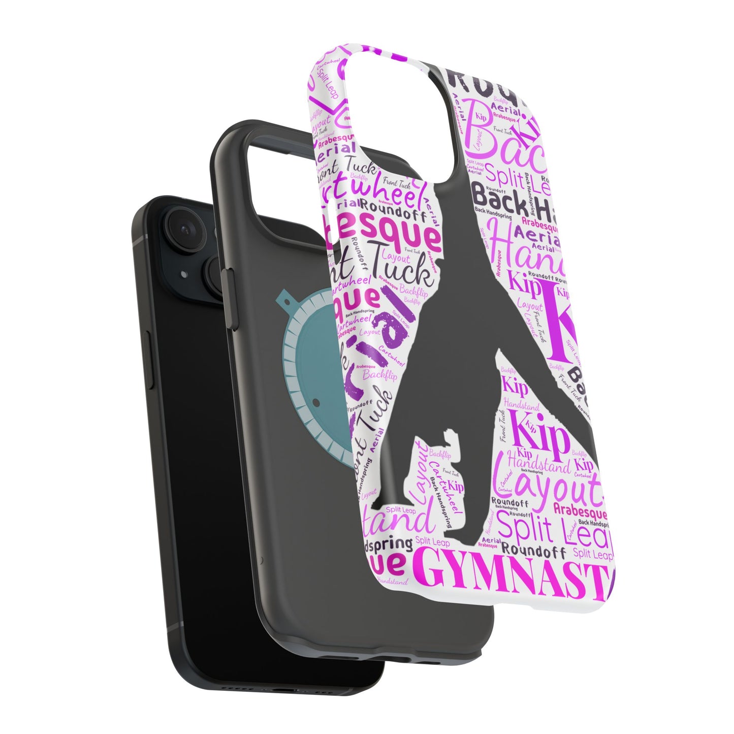 Impact-Resistant MagSafe Phone Case for Gymnasts (iPhone 13-17)  | Gymnast Design, Durable Protection