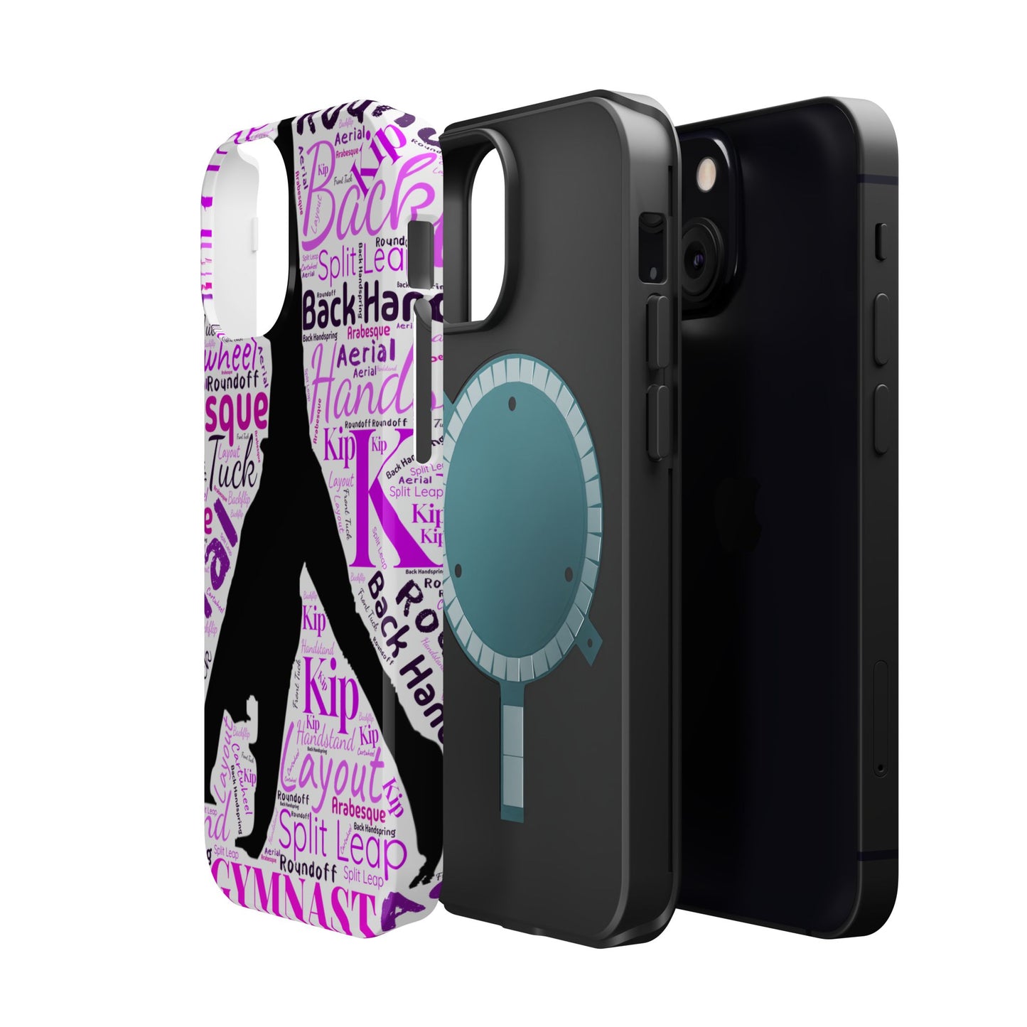 Impact-Resistant MagSafe Phone Case for Gymnasts (iPhone 13-17)  | Gymnast Design, Durable Protection