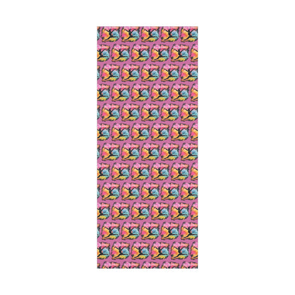 Chalk-Lit Gymnast Gift Wrap Papers