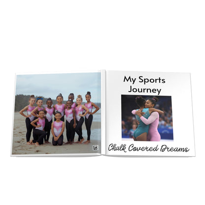 My Sports Journey Hardcover Photo Book — Chalk Covered Dreams Gymnastics Keepsake