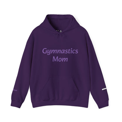Gymnastics Mom Hoodie (Personalized Name on Sleeve)— Proud Supporter Sweatshirt