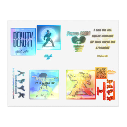E & A Karate Sticker Sheets