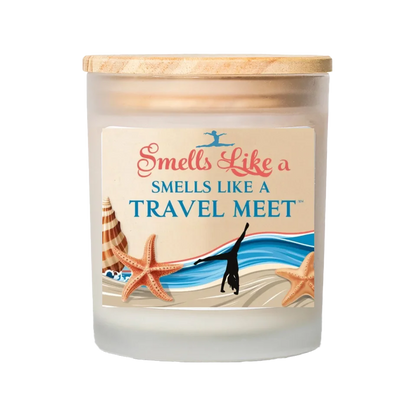 Smells Like Travel Meet Frosted Glass Candle