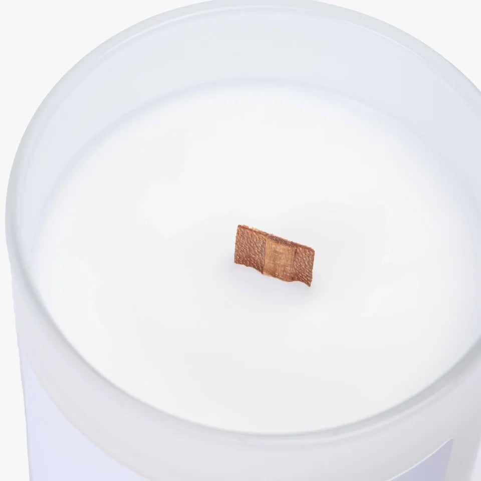 Smells Like The End of Meet Season Frosted Glass Candle
