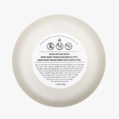 Smells Like The End of Meet Season Frosted Glass Candle