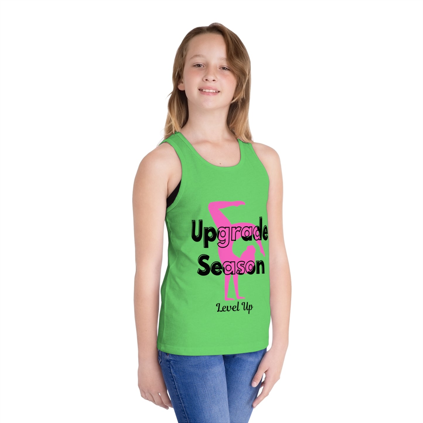 Gymnastics Upgrade Season Youth Jersey Tank Top