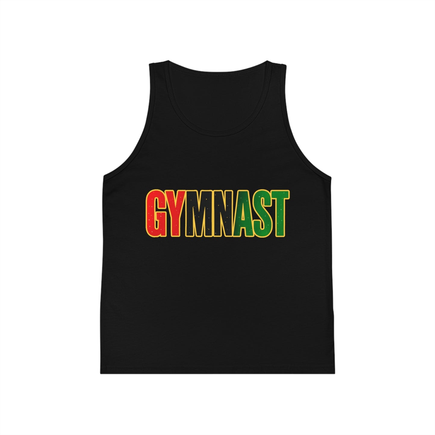 Gymnast (Pan-African Colors) Kid's Jersey Tank Top