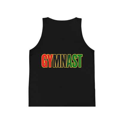 Gymnast (Pan-African Colors) Kid's Jersey Tank Top