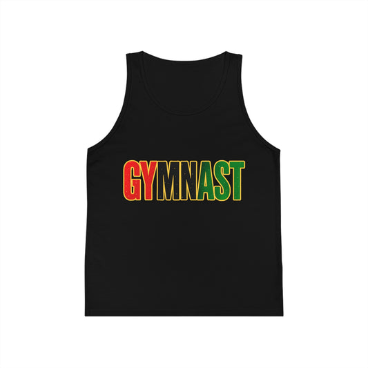 Gymnast Juneteenth Kid's Jersey Tank Top