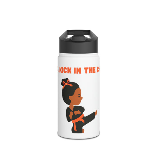 Keep a Kick  Stainless Steel Water Bottle, Standard Lid