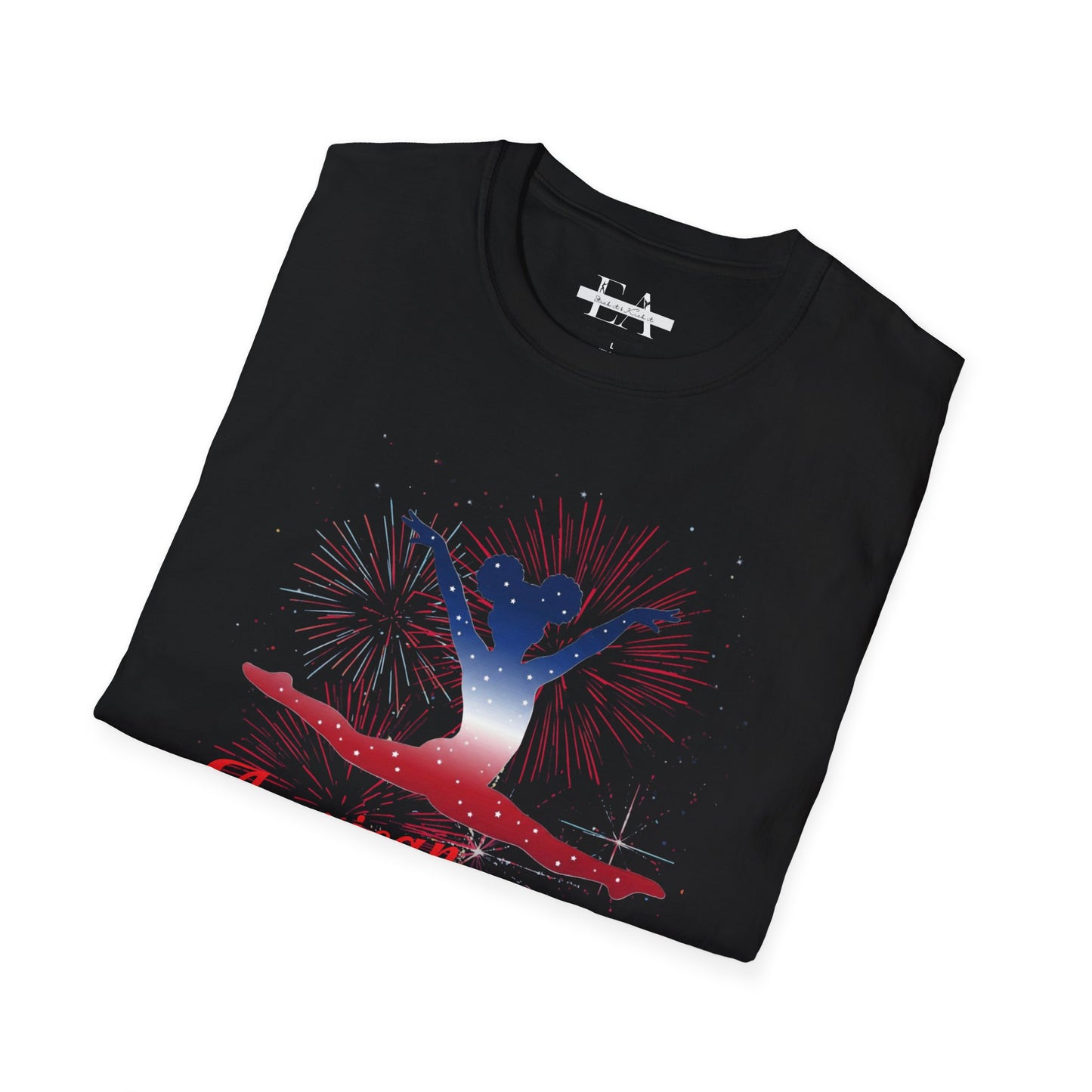 Softstyle T-Shirt — American Gymnast Celebrating 250 (Patriotic)
