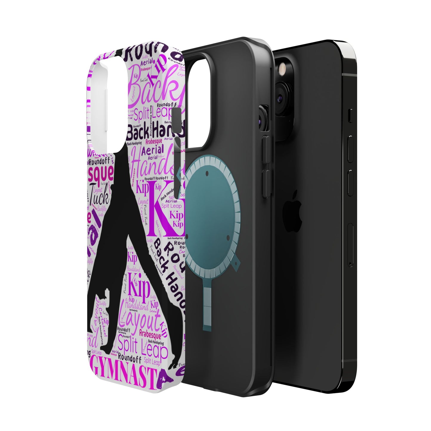 Impact-Resistant MagSafe Phone Case for Gymnasts (iPhone 13-17)  | Gymnast Design, Durable Protection