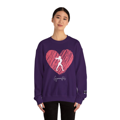 Love Gymnastics Unisex Heavy Blend™ Crewneck Sweatshirt