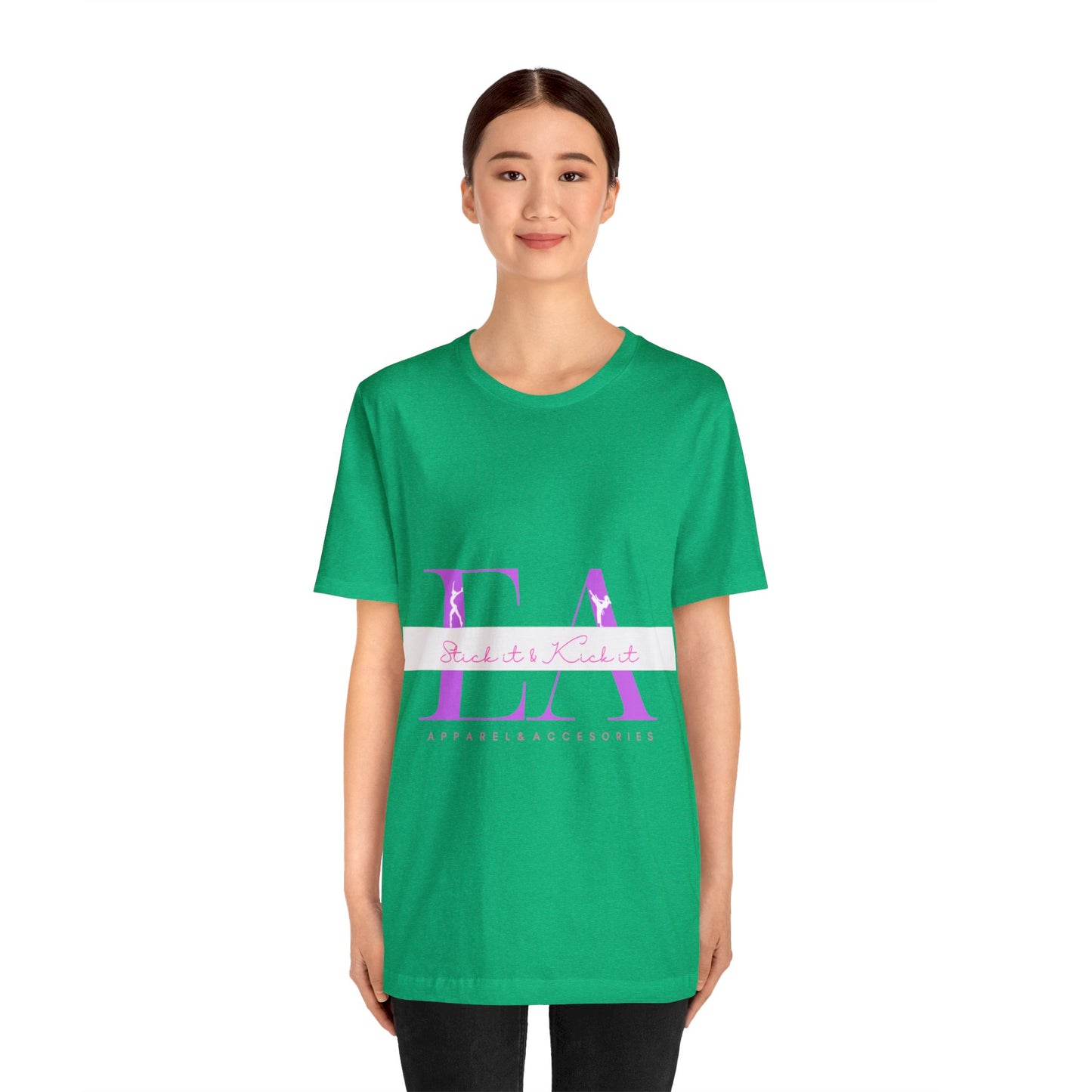 Stick it Kick It Logo Jersey Short Sleeve Tee