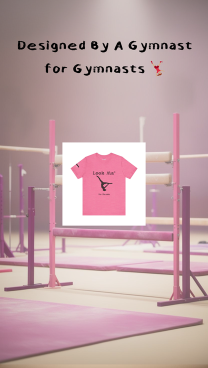 Look Ma, No Hands (Gymnast Aerial )Unisex Jersey Short Sleeve Tee