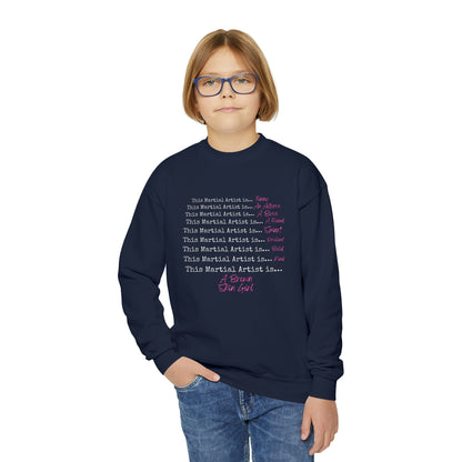 This Martial Artist Youth Crewneck Sweatshirt