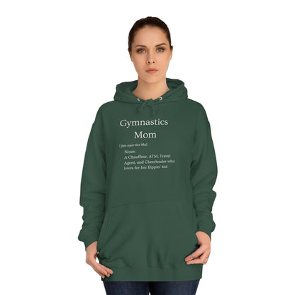 Definition: Mom Unisex College Hoodie