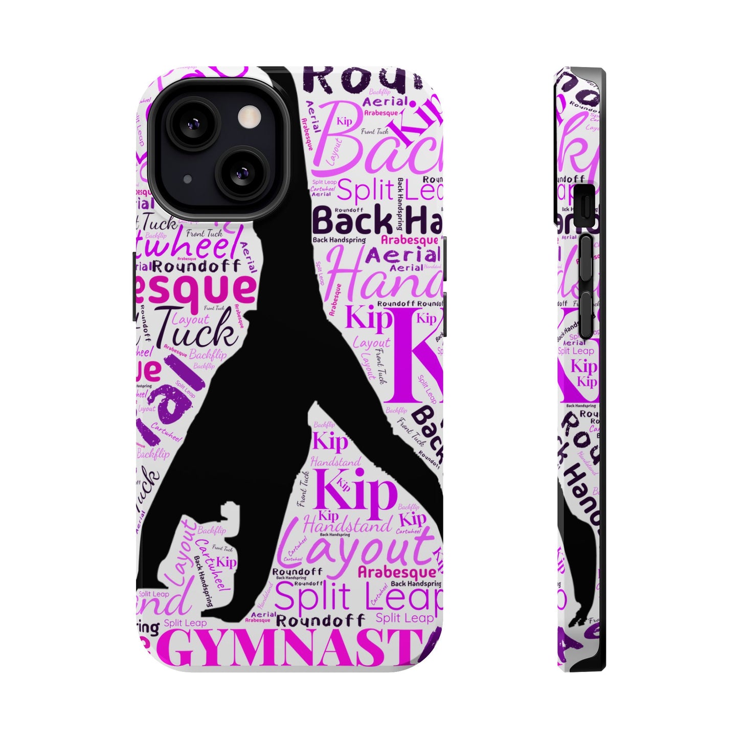Impact-Resistant MagSafe Phone Case for Gymnasts (iPhone 13-17)  | Gymnast Design, Durable Protection