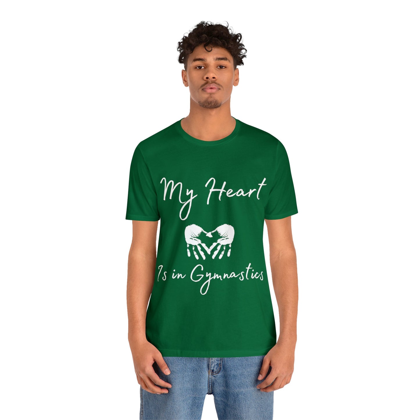 My Heart Gymnastics Unisex Jersey Short Sleeve Tee