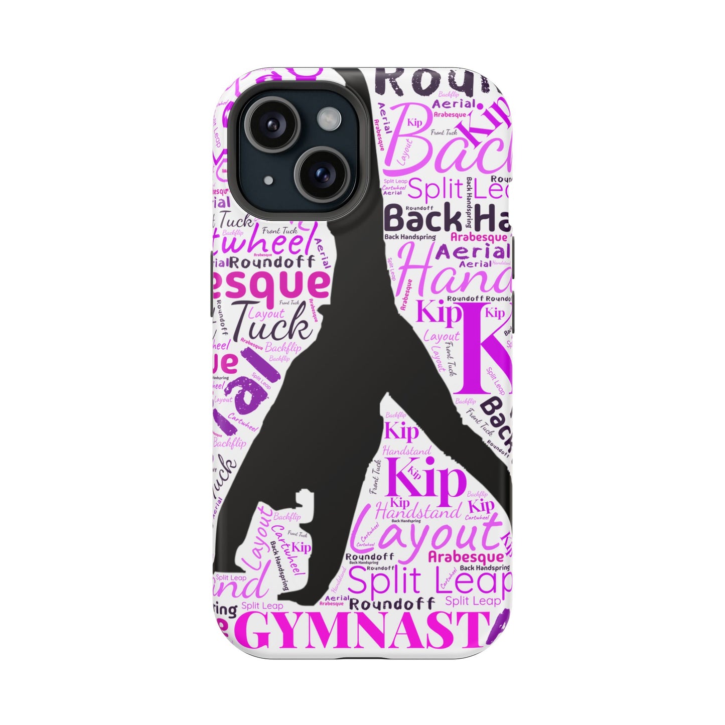 Impact-Resistant MagSafe Phone Case for Gymnasts (iPhone 13-17)  | Gymnast Design, Durable Protection