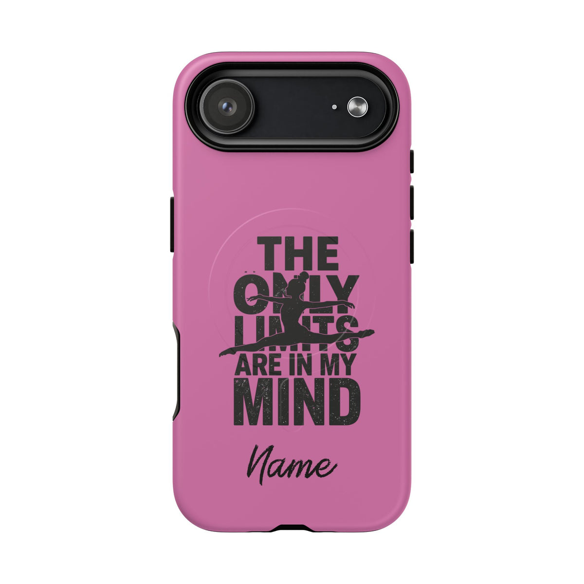 Tough Magnetic Phone Case (iPhone 18 Pro Max- iPhone 15) — “The Only Limits Are In My Mind” Motivational Design