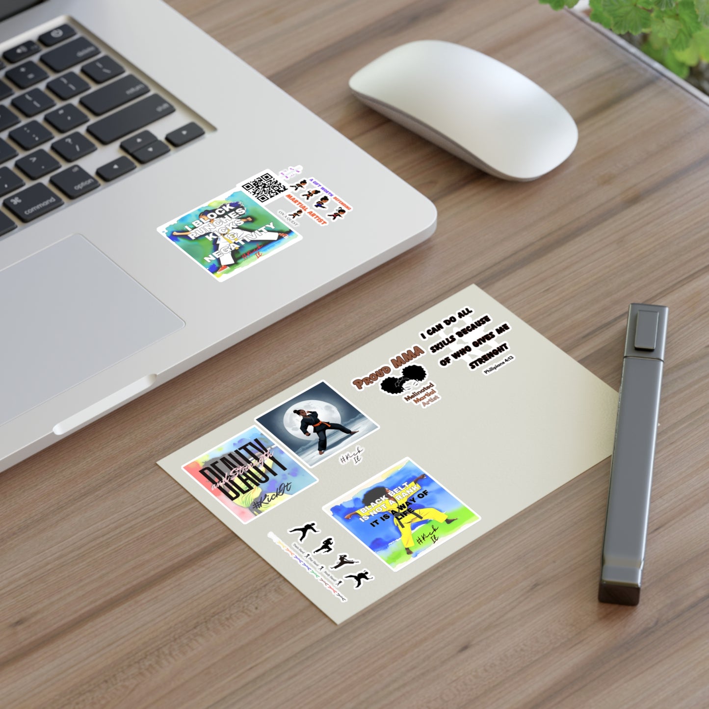 E & A Karate Sticker Sheets