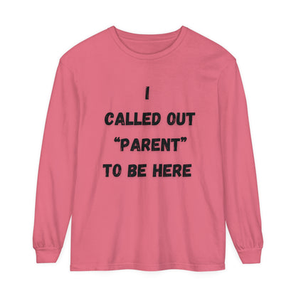 Called Out Unisex Garment-dyed Long Sleeve T-Shirt