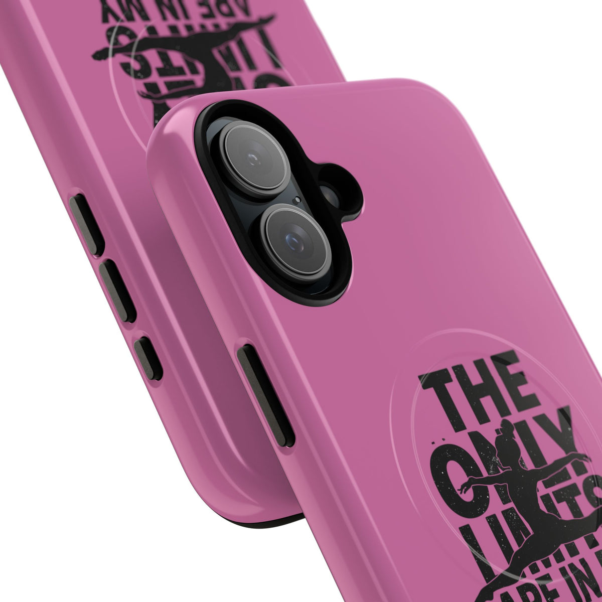 Tough Magnetic Phone Case (iPhone 18 Pro Max- iPhone 15) — “The Only Limits Are In My Mind” Motivational Design