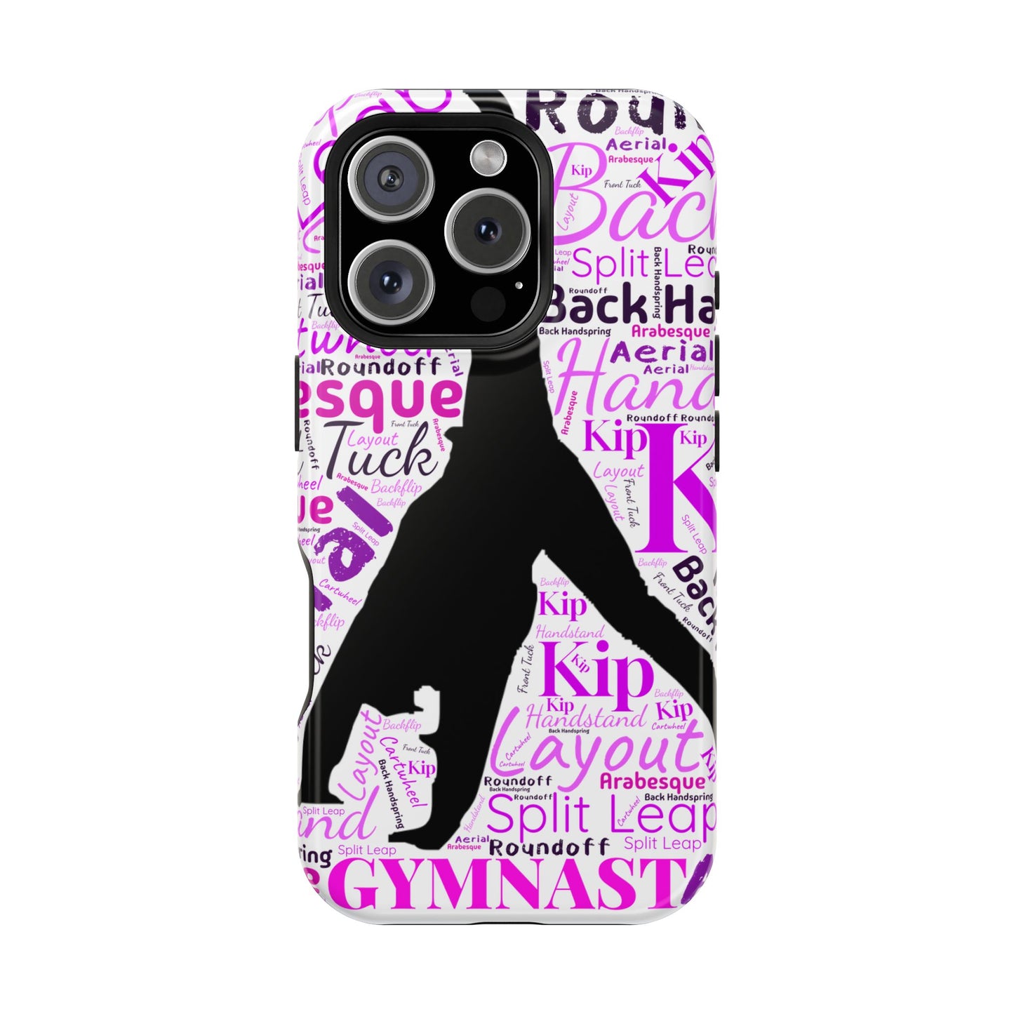 Impact-Resistant MagSafe Phone Case for Gymnasts (iPhone 13-17)  | Gymnast Design, Durable Protection