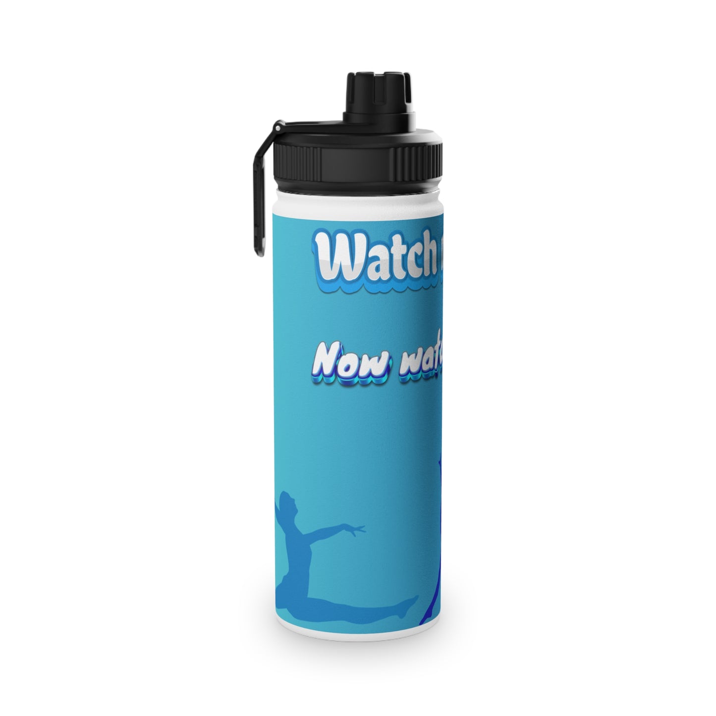 Sip and Flip Stainless Steel Water Bottle, Sports Lid