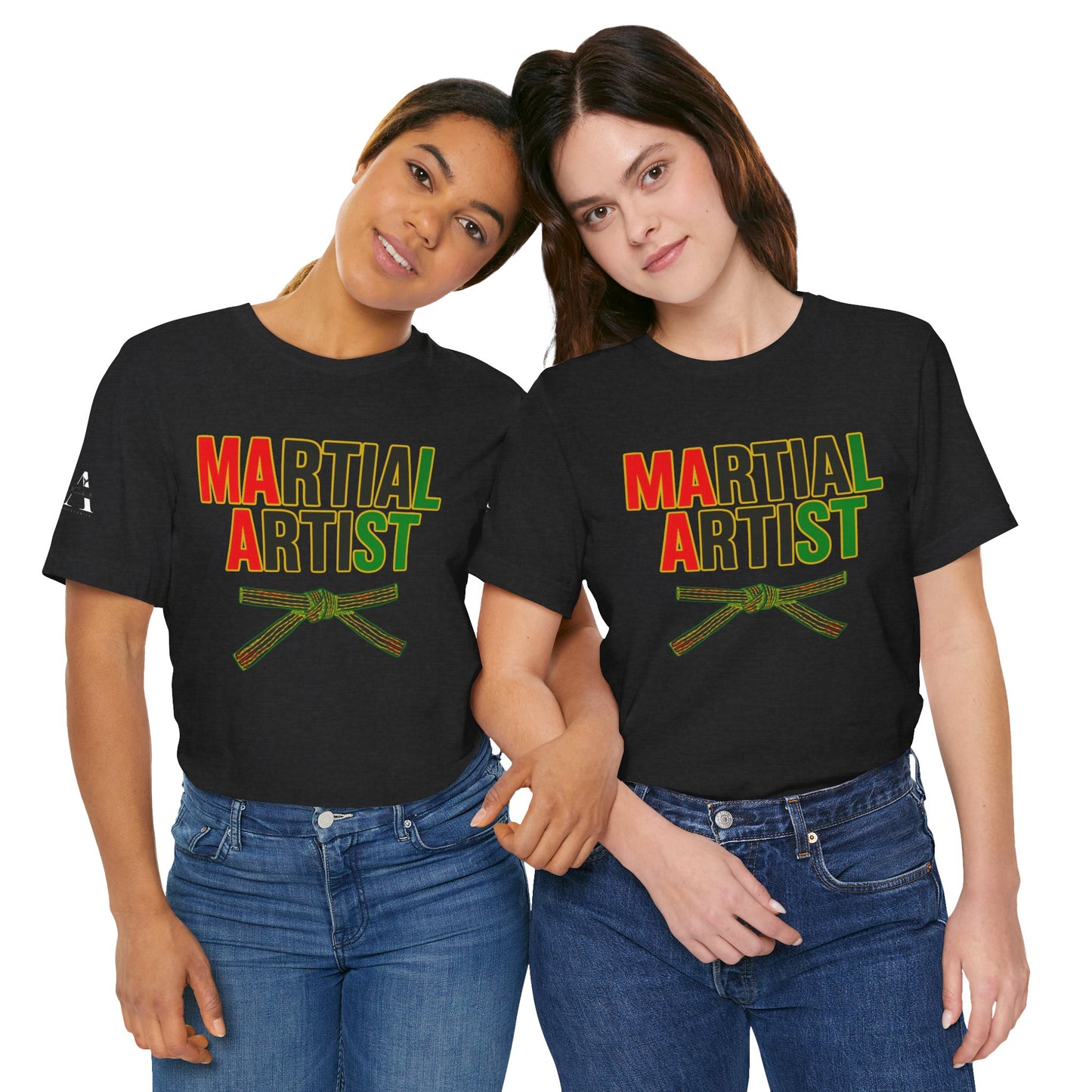 Martial Artist (Pan-African Colors) Adult/Teen T-Shirt