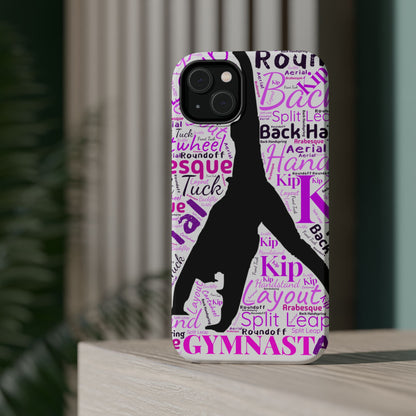 Impact-Resistant MagSafe Phone Case for Gymnasts (iPhone 13-17)  | Gymnast Design, Durable Protection